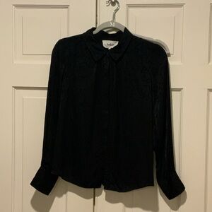 ba&sh Women's Black Blouse and Short Set